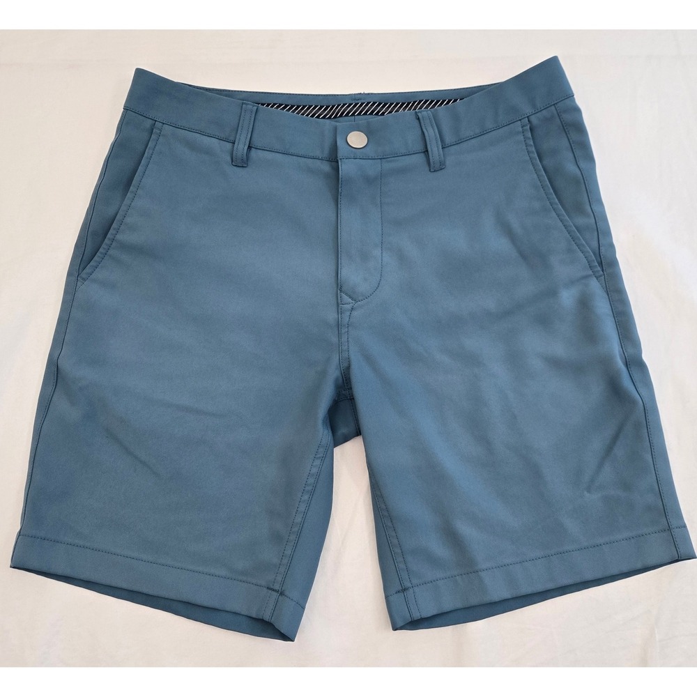 Bonobos GOLF W30 8" Inseam Shorts‎ Teal Blue Performance Stretch Chino
